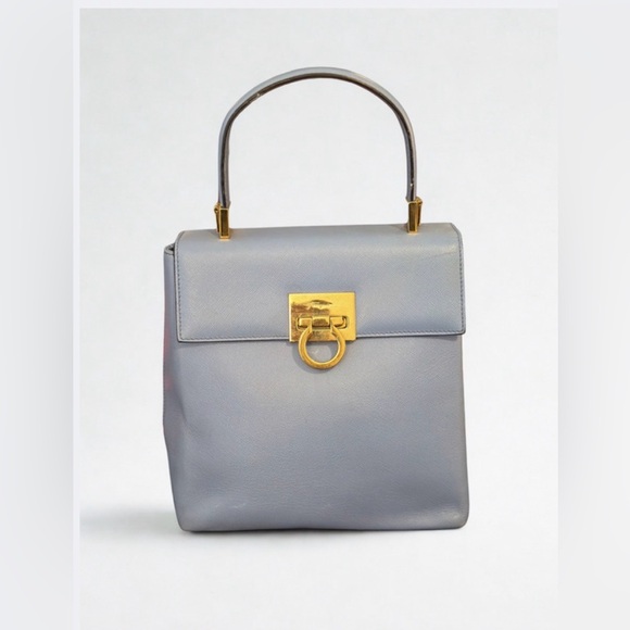 Salvatore Ferragamo Gancini Top Handle Bag - Picture 2 of 7